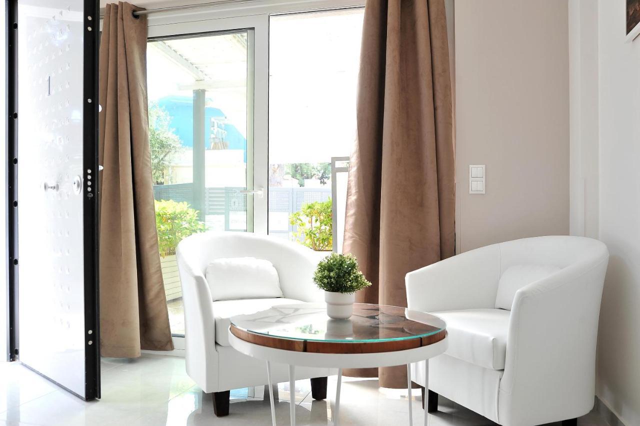 Alekos Luxury Suites Free 24H Transportation From - To Airport Артеміда Екстер'єр фото