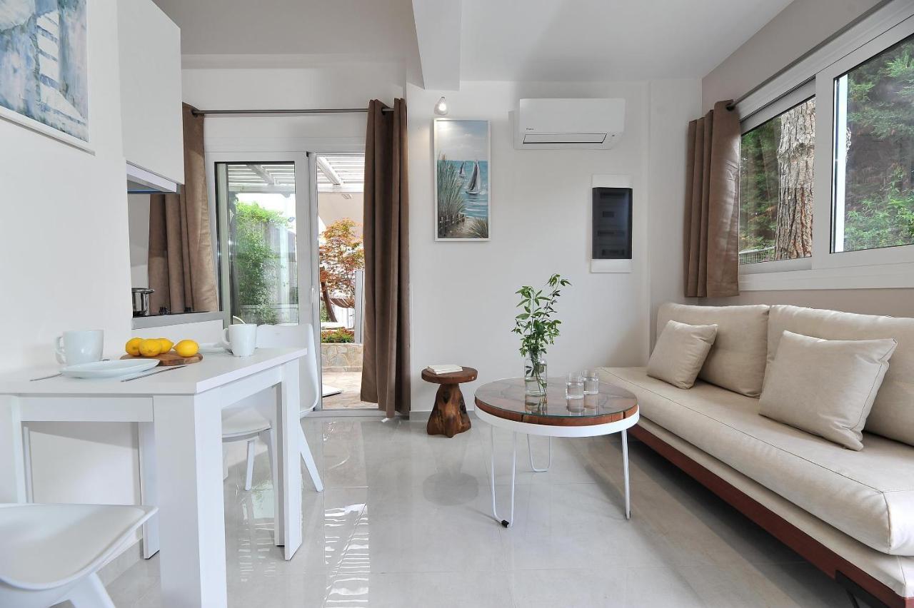Alekos Luxury Suites Free 24H Transportation From - To Airport Артеміда Екстер'єр фото